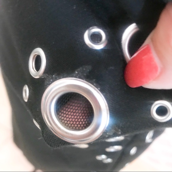 PARKER BLACK DRESS WITH SILVER DETAILS - Picture 7 of 8